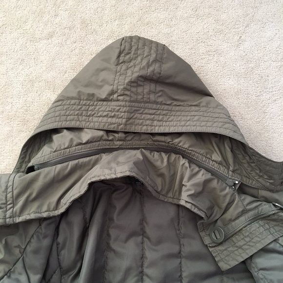 ⭐️ Women’s Field Jacket Removeable Hood Belt Khaki - Picture 7 of 16